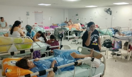 La sobreocupación supera el 400% en el Hospital Erasmo Meoz/Foto: Carlos Ramírez/La Opinión