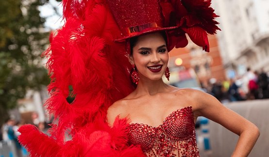 Salwa Maloof llevó el Carnaval de Barranquilla a las calles de Madrid