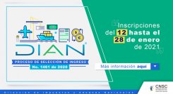 Están abiertas las inscripciones para optar a empleos en la Dian. /Foto: CNSC