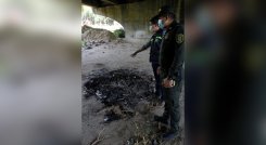 La intervención se hizo a la altura del Puente Elias M. Soto. / Foto: Cortesía