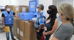 Donación a IDS.  Foto: Gobernación de Norte de Santander