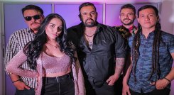 Jesús Ramírez, bajista;  Mayra Sayago, voz líder; Andrés  Anaya, baterista y percusión; Kamilo Villamizar, teclados y coros y Kike Labrador:guitarra eléctrica y coros.Fotos Cortesía.
