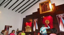 En el santuario del agua de la virgen se venera con inmenso fervor religioso la imagen de la virgen morena. / Fotos archivo