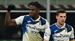 Duván Zapata alcanzó su octavo gol en la presente Serie A. / Foto: AFP
