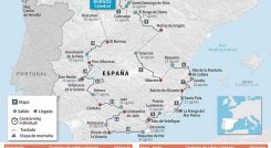 Este es el recorrido de la Vuelta a España 2021.