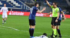 Atalanta 0-1 Real Madrid, octavos de Champions League. Foto: AFP