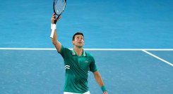 El serbio Novak Djokovic superó en extremis los cuartos de final del Abierto de Australia 2021. 