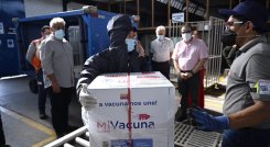 Las autoridades del departamento informaron que a partir de la llegada de las vacunas se garantiza la cadena de frío por los próximos cinco días para vacunar al personal de salud. /Foto cortesía
