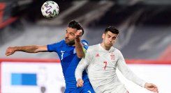 España y Grecia dividieron honores en el primer partido por la eliminatoria Europea.