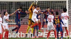 El Barcelona  eliminó al Sevilla en la semifinal de la Copa del Rey.