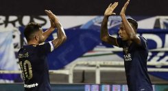 Edwin Cardona (izquierda) y Sebastián Villa, grandes figuras de Boca.