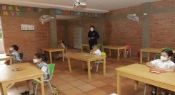 Los niños tendràn clases entre las 8:30 a. m. y las 11:20 a.m. / Foto: Luis Alfredo Estévez/ La Opinión 