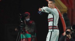 Cristiano Ronaldo, astro portugués. Foto: AFP