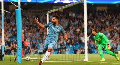 Sergio 'Kun' Agüero, goleador histórico del Manchester City. 