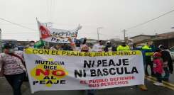 Representantes de cuatro departamentos se unieron a la protesta de La Laguna./ Foto: Roberto Ospino/ La Opinión 
