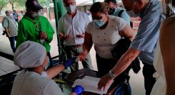 IMSALUD avanza con la vacunación de los abuelos en sus IPS./Foto Jorgte Maldonado