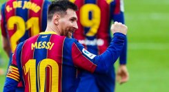 Tras su gol del pasado sábado, Lionel Messi sigue teniendo al Sevilla como el equipo al que más le ha marcado en su carrera. / Foto: @FCBarcelona_es 