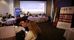 A esta hora se lleva a cabo el encuentro en el Hotel Casa Blanca./FOTO: Juan Pablo Cohen - La Opinión