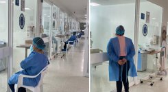 Por la seguridad del paciente y la de su familia, la institución solo autoriza un acompañante en el servicio, de domingo a domingo. / Foto: Cortesía