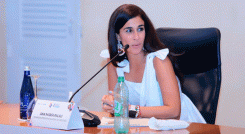 Ana María Palau, Consejera Presidencial para las Regiones, dio a conocer el paquete de inversiones del Gobierno para Norte de Santander. /Cortesía/ La Opinión 