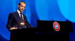 Aleksander Ceferin, presidente de la UEFA. 