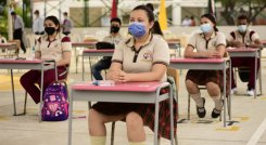 Colegio San José del Trigal inicia modelo de alternancia en Cúcuta./FOTO: Cortesía para La Opinión