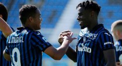 Luis Fernando Muriel y Duván Zapata, delanteros colombianos. 