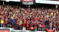 Hinchas del Cúcuta Deportivo.