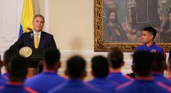 Iván Duque afirma que Colombia está lista para la Copa América. 