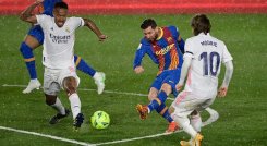 Poco pudo hacer Messi para evitar la derrota. / Foto: AFP