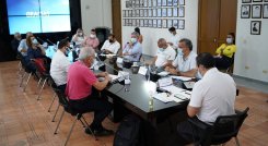 Aspecto de la reunión ayer, en la Gobernación de Norte de Santander/ Foto cortesía 