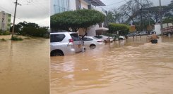 La Carolina Campestre y La Esmeralda, sectores afectados por las lluvias en Cúcuta.