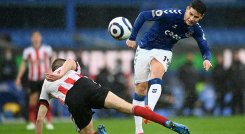 James Rodriguez, volante del Everton de la Liga Premier
