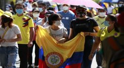 Nueva jornada de manifestaciones en Cúcuta.