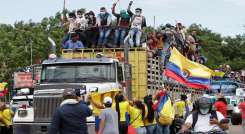 Campesinos del Catatumbo llegan a Cúcuta.
