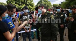 Nueva jornada de manifestaciones en Cúcuta.