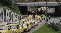 Paro nacional de taxistas
