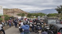 Este es el panorama en la vía que de Cúcuta conecta con el municipio de El Zulia./Foto: Alfredo Estévez - La Opinión