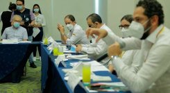 Autoridades y embajadores de la comunidad internacional intercambiaron experiencias en esta frontera./Foto Cortesía