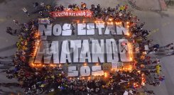 Velatón en Cúcuta.