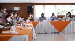 más de ocho horas se mantuvo el diálogo en la primera negociación para levantar el paro campesino./Foto Cortesía