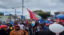 Los ocañeros marcharon de forma pacífica en el marco del paro nacional que ya cumple 15 días./Foto: Javier Sarabia - La Opinión