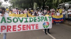 Nueva jornada de manifestaciones en Cúcuta.