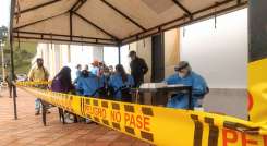 En el parque principal se aplicaron pruebas de COVID-19, ayer