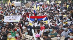 Marchas en contra de la reforma tributaria 