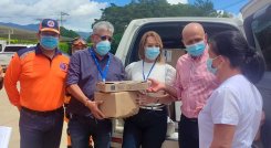 El fin de semana se empezó a  vacunar a la población del Catatumbo./Foto CORTESÍA