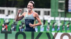 Flora Duffy, triatleta de Bermudas le dio el primer oro a su país