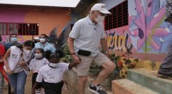 El alcalde Jairo Yañez hizo entrega de las adecuaciones realizadas al Colegio Técnico Mercedes Abrego, sede La Fortaleza./ Cortesía/ La Opinión 