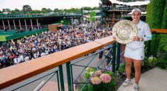 Ashleig Barty, campeona de Wimbledon.