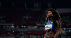 Caterine Ibargüen buscará medalla en la final de salto triple. 
